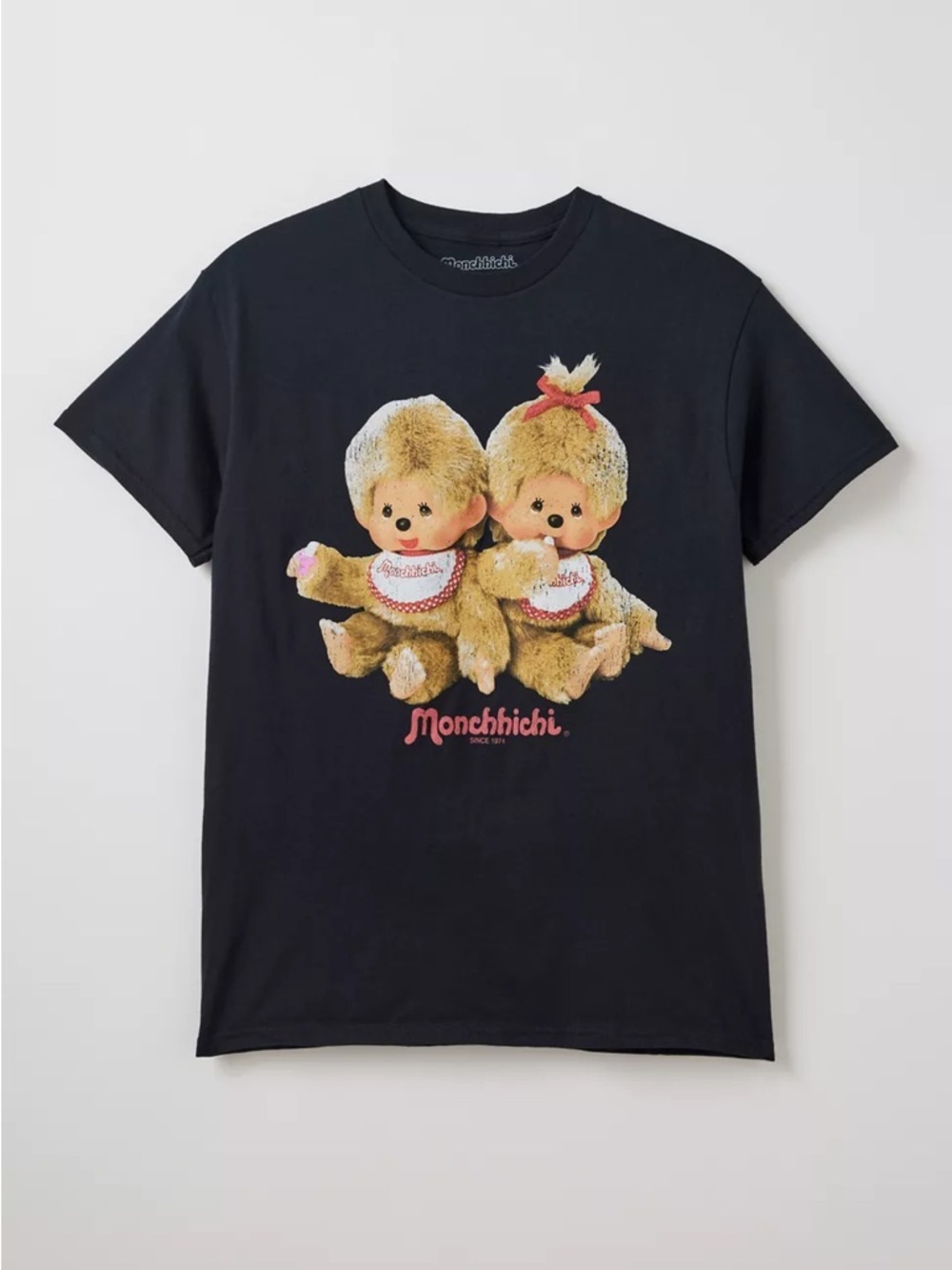 NWOT Monchhichi Twins Cotton Graphic Tee Size Large